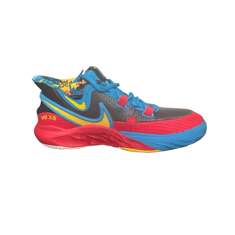 NIB! Nike Kyrie 8 GO SE GS Black Blue Tour Yellow Sneakers - Youth 5.5 / Women 7 - Picture 4 of 9